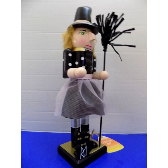 NEW Halloween Witch Nutcracker Candy Corn Lane Pink Skirt Halloween Decor - Picture 2 of 7